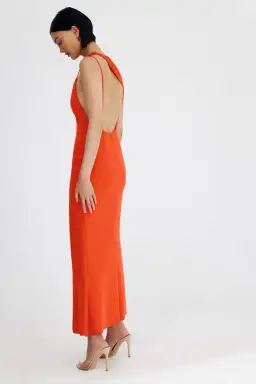 Significant Other Quinn Dress in Rust Red Size 8 for rent on The Volte - image 3