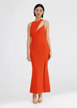 Significant Other Quinn Dress in Rust Red Size 8 for rent on The Volte - image 1