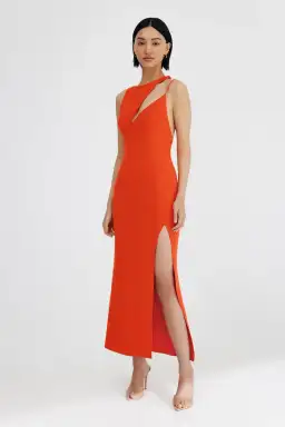Significant Other Quinn Dress in Rust Red Size 8 for rent on The Volte - image 2