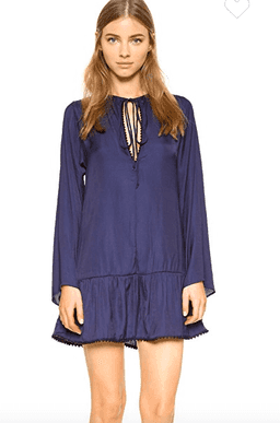 Tan Tan Long Sleeve Mini