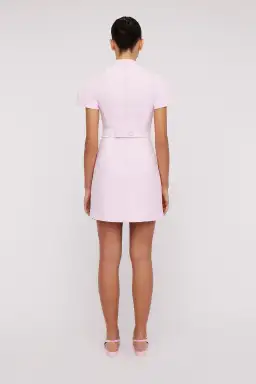 Scanlan Theodore Italian Milano Button Dress in Pink Size XS / AU 6 for rent on The Volte - image 3