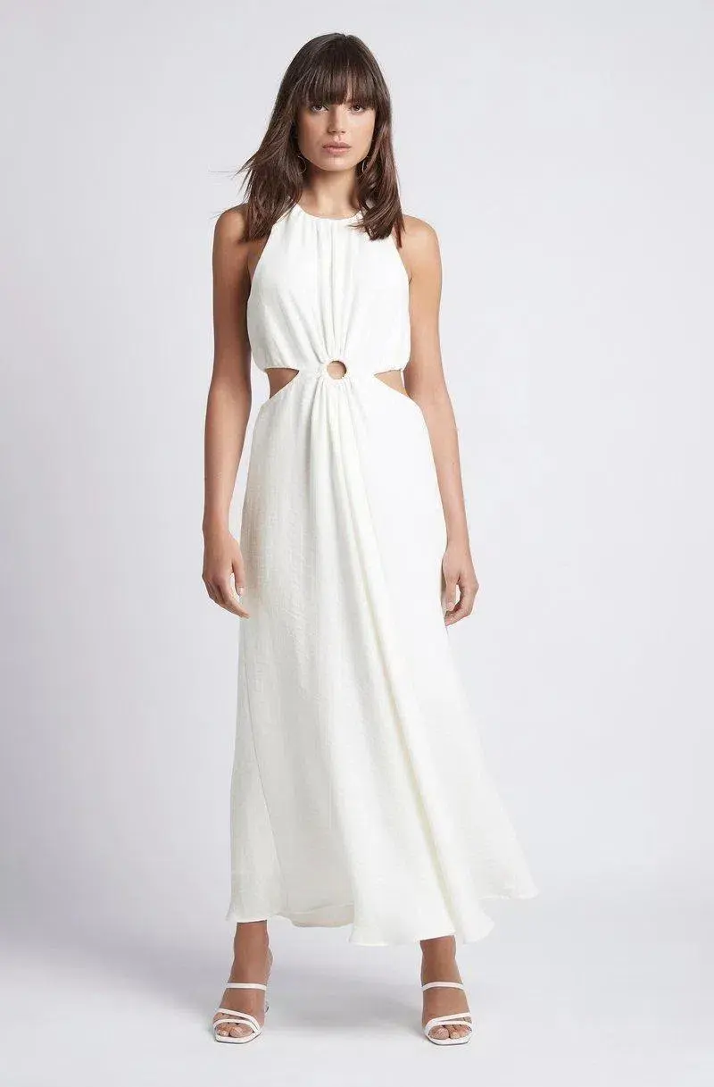Sheike Gallery Dress White Size AU 16 for rent on The Volte - main image