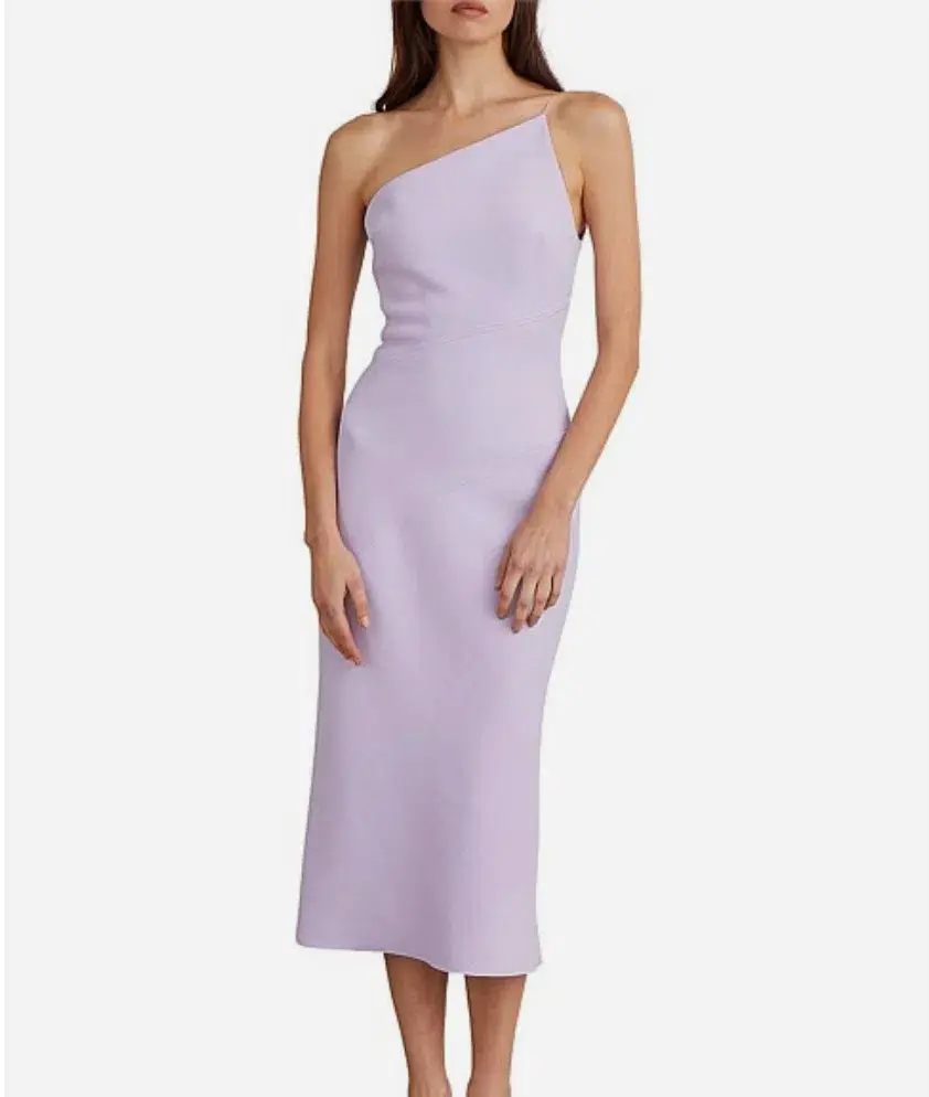 Bec & Bridge Araia Asym Midi Dress Lilac Size AU 6 for rent on The Volte - main image