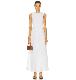 Sir The Label Emme Tiered Dress Ivory Size 4 / AU 14