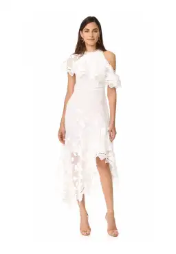 Zimmermann Mercer Bird Floating Dress Ivory Size 2 / Au 12 for rent on The Volte - image 1