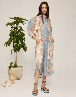 Alemais Blythe Shirtdress Print Size AU 14