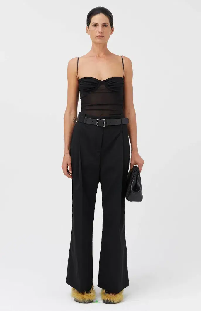 Camilla And Marc Majorelle Mesh Bodysuit Black Size AU 6 - Image 1