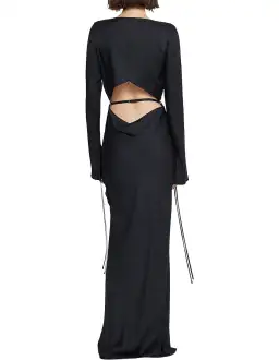 Bec & Bridge Diamond Days Long Sleeve Maxi Dress Black Size 6 for rent on The Volte - image 4