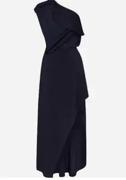 Bianca Spender New Jersey Ariel Dress Navy Size 1/ AU 8 for rent on The Volte - image 2