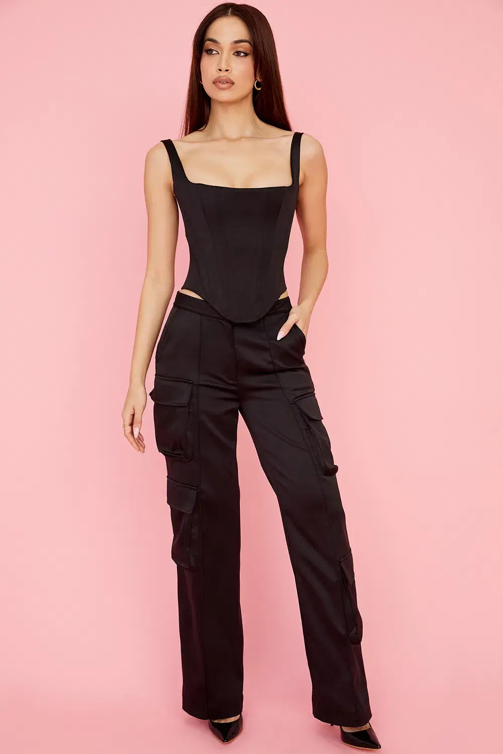 House of CB Rafa Corset Black Size M / AU 10 for rent on The Volte - main image