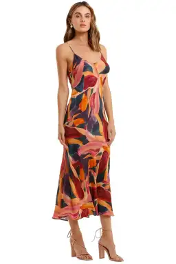 Kachel Billie Dress in Multi Floral Size 12 for rent on The Volte - image 2
