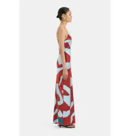 Sir the Label Frankie Slip Dress Ruby Reflection Size AU 14 for rent on The Volte - image 2