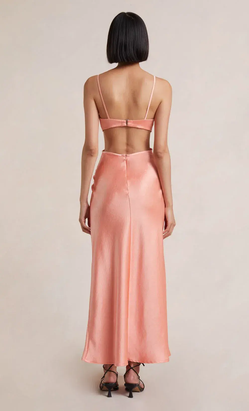 Bec & Bridge Veronique Maxi Dress Coral Size 6 for rent on The Volte - main image