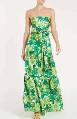 Rebecca Vallance Marguerita Maxi Dress Green Size 14 for rent on The Volte - image 2
