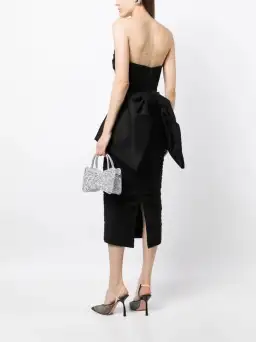 Rachel Gilbert Marji Midi Dress Black Size 10 for rent on The Volte - image 3