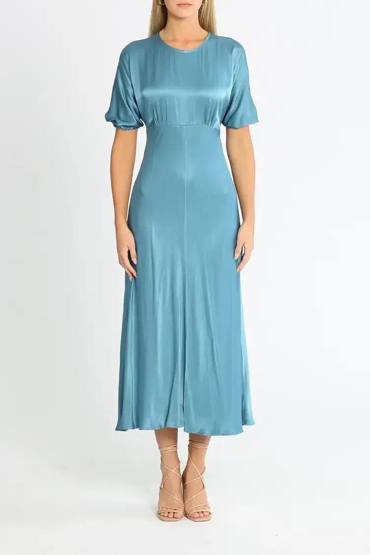 Kate Sylvester Aimee Maxi Dress Blue Size 6 for rent on The Volte - main image