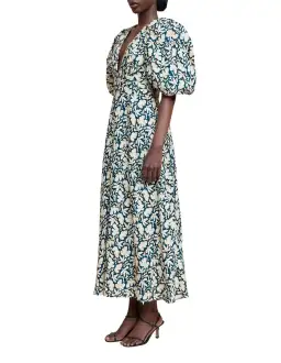 Acler Hamilton Midi Dress Floral for rent on The Volte - image 2