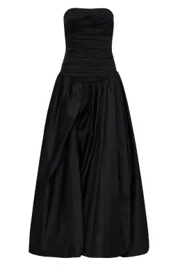 Aje Violette Bubble Hem Maxi Dress Black Size 6 for rent on The Volte - image 6