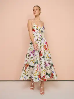 Sofia The Label Enchanted Floral Midi Dress Enchanted Floral Size 8 for rent on The Volte - image 2