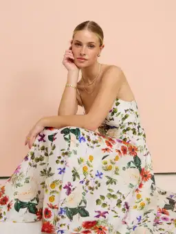 Sofia The Label Enchanted Floral Midi Dress Enchanted Floral Size 8 for rent on The Volte - image 3