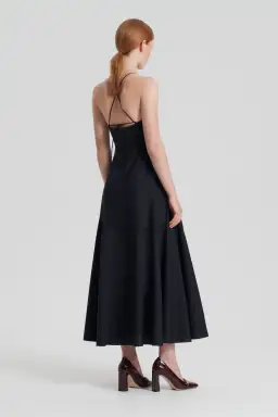 Scanlan Theodore Parachute Strappy Dress Black Size 6 for rent on The Volte - image 2