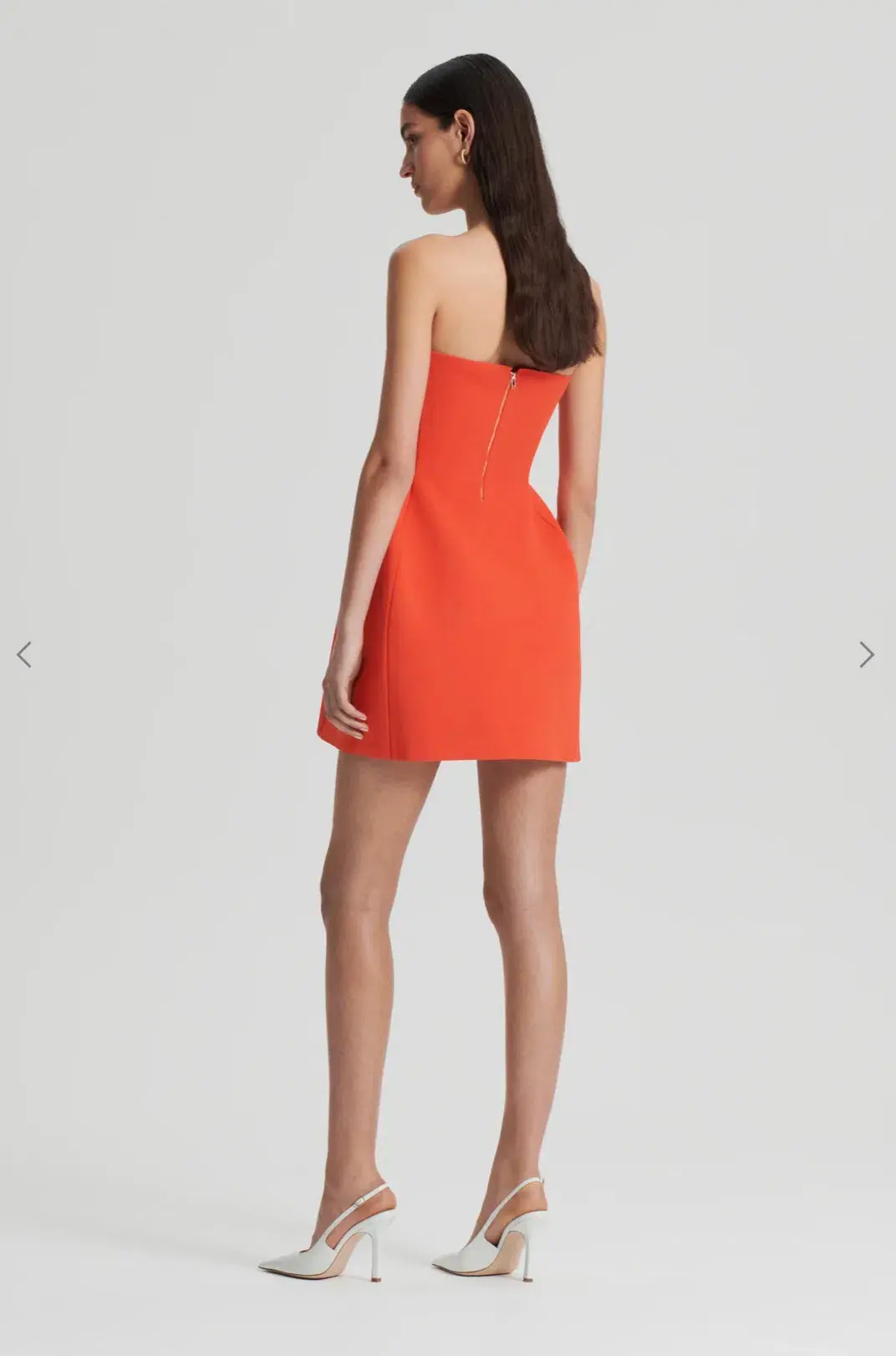 Scanlan Theodore crepe knit peplum dress for rent on The Volte - main image