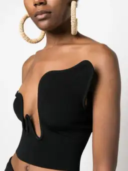 Christopher Esber Salacia Wire Top Black Size 6 for rent on The Volte - image 2