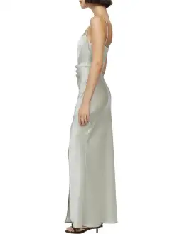 Bec & Bridge Nadia Square Neckline Tuck Detailing Maxi Dress Ecru Size 10 for rent on The Volte - image 3