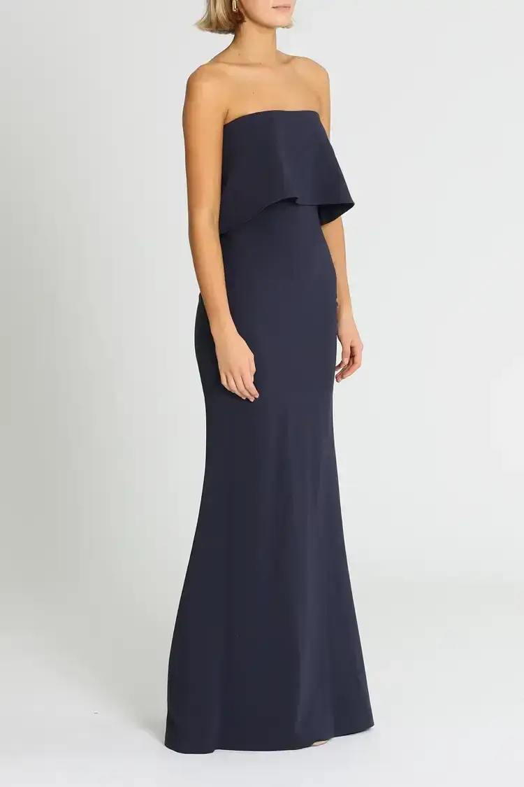 Likely NYC Driggs Gown in Navy Size 8 for rent on The Volte - main image