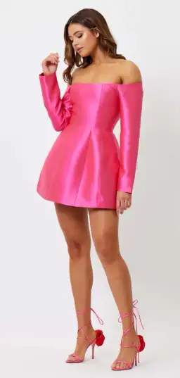 Bianca And Bridgett Michelle Dress Pink Size 6 for rent on The Volte - image 2