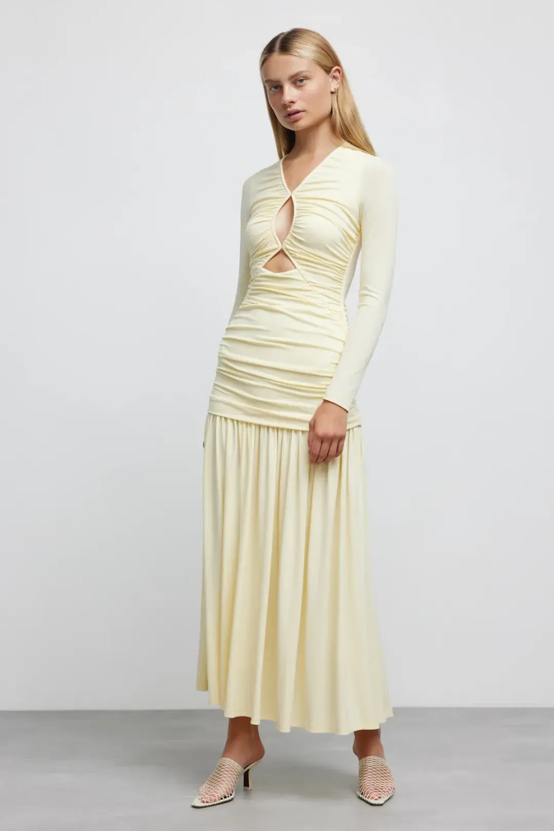 Significant Other Avah Maxi Dress Buttermilk Size 8 for rent on The Volte - main image