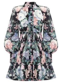 Zimmermann Verity Rouleau Short Dress Print Size 8 for rent on The Volte - image 3