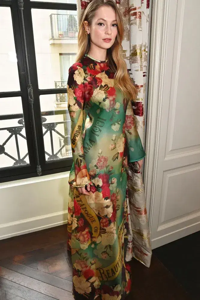 Zimmermann Wonderland Bias Slip Dress Floral Size 2 / AU 12 for rent on The Volte - main image