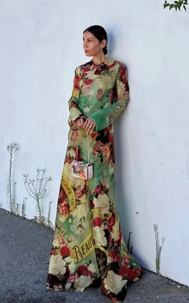 Zimmermann Wonderland Bias Slip Dress Floral Size 2 / AU 12 for rent on The Volte - main image