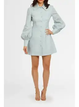 Leo Lin Luminous Mini Dress in Air Size AU 12 for rent on The Volte - image 1