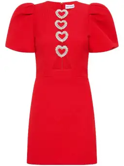 Rebecca Valence Chiara Puff Sleeve Mini Dress Red Size AU 8 for rent on The Volte - image 5