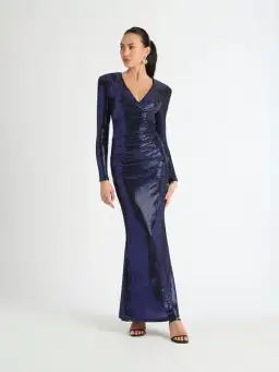 Sheike Angelica Maxi Dress Blue Size AU 16 for rent on The Volte - image 1