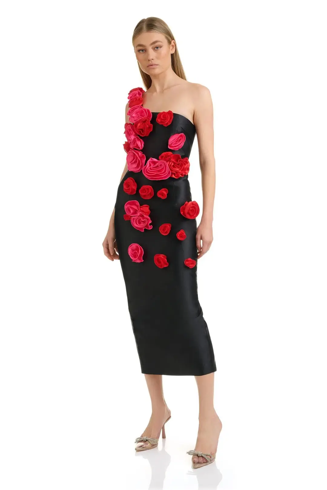 Eliya the Label Elinor Dress Black Floral Size XS / AU 6 for rent on The Volte - main image