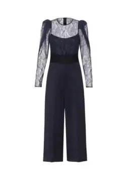 Camilla & Marc Harper Jumpsuit Navy Size 10 for rent on The Volte - image 4