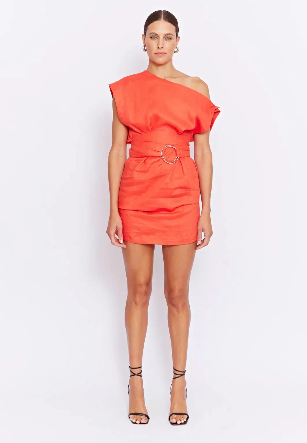 Pfeiffer Vito Mini Dress Chilli Orange Size M / AU 10 for rent on The Volte - main image
