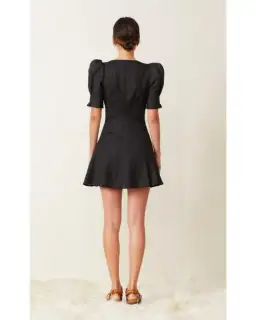 Bec & Bridge Puka Shell Dress Black Size AU 8 for rent on The Volte - image 2