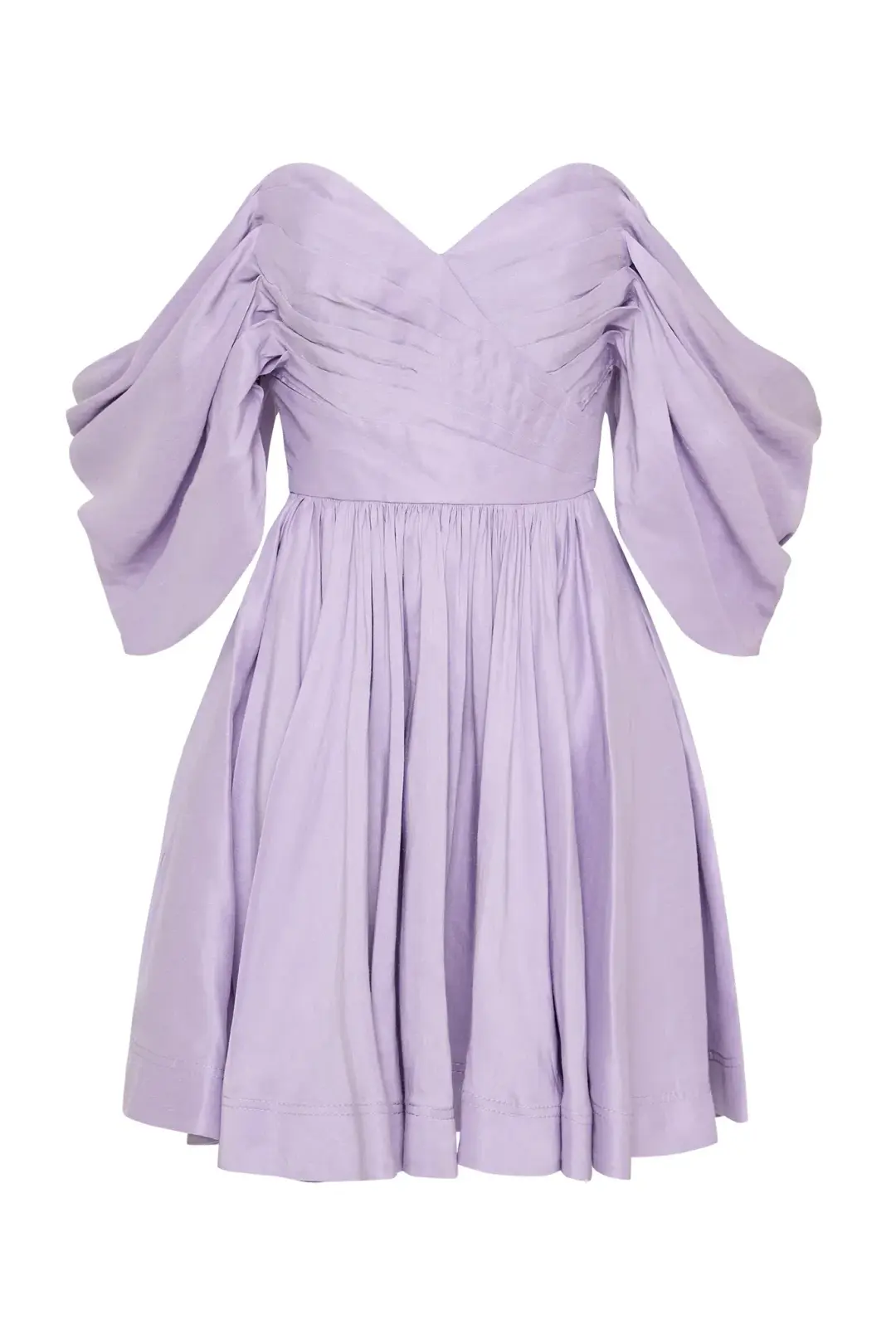 Aje Zorina Sweetheart Mini Dress Lilac Size 8 for rent on The Volte - main image