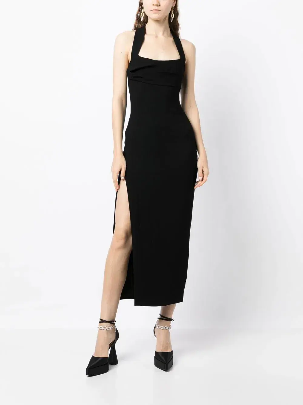 Rachel Gilbert Blaine Midi Dress Black Size 1 / AU 8 for rent on The Volte - main image
