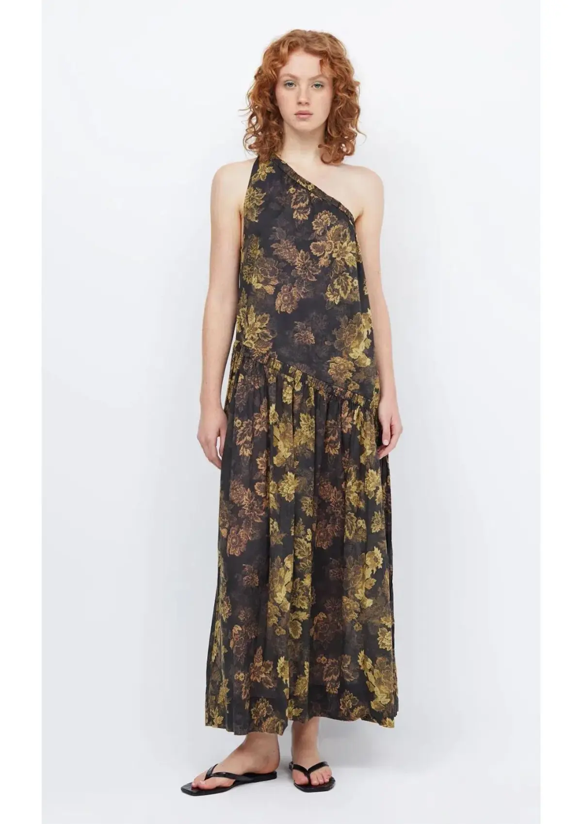 Bec & Bridge Palmer Asym Maxi Dress Jasper Floral Size 8 - Image 1