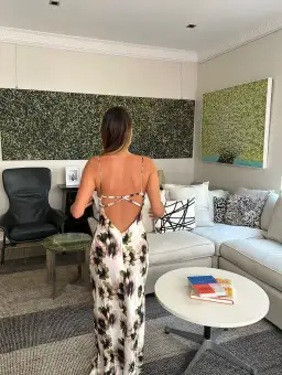 Bec & Bridge Bloom Silk Maxi Dress Floral Size 8 for rent on The Volte - image 3