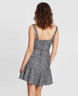 By Johnny Spotty Dotty Hem Mini Dress Size 14
