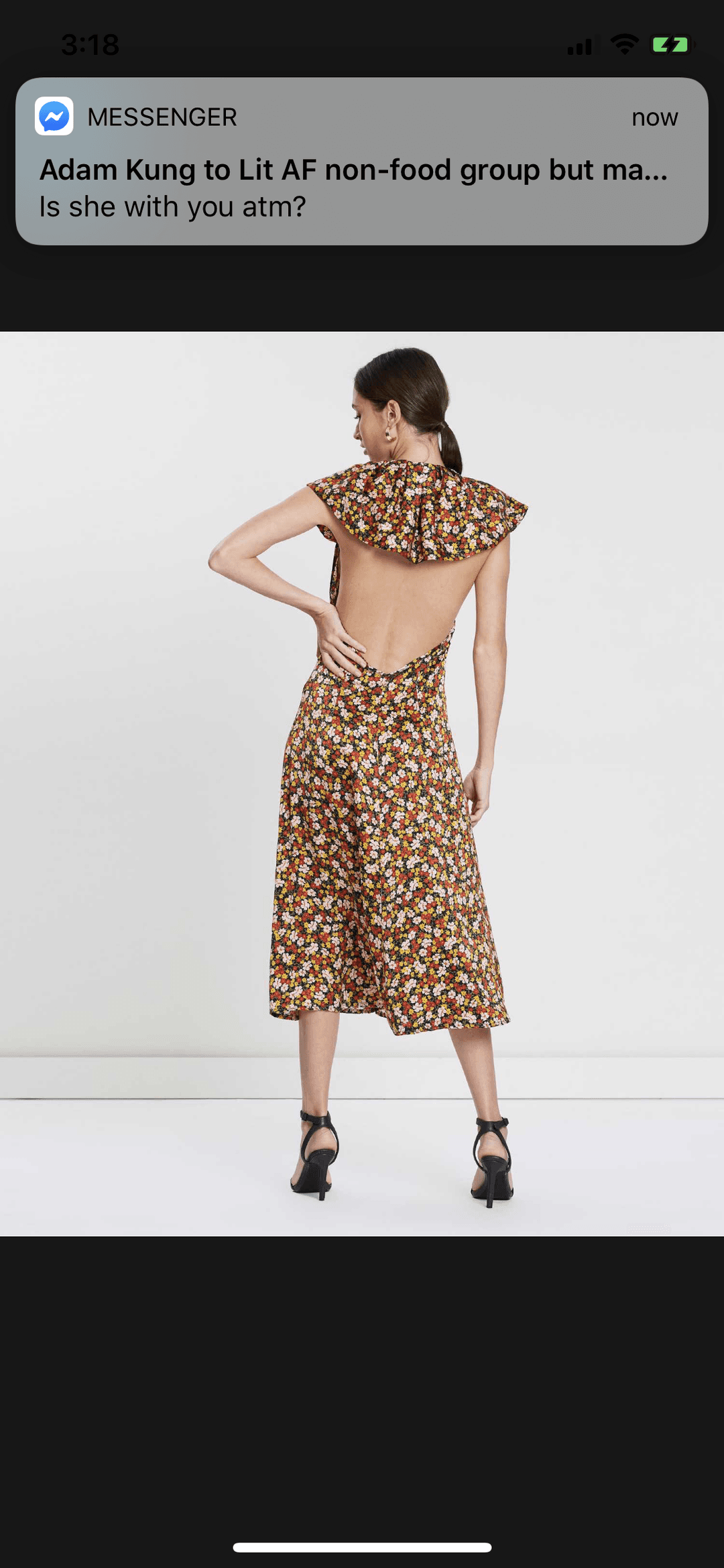 Bec & Bridge New Romantics Midi Dress Size 12 for rent on The Volte - main image