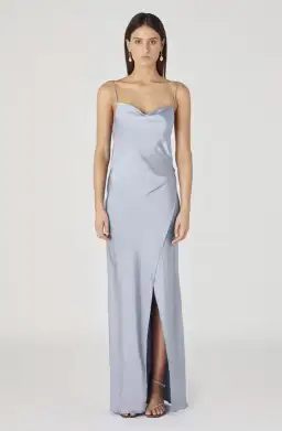 Camilla & Marc Monroe Slip Dress Lavender Grey Size 6 for rent on The Volte - image 1