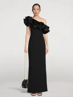 Rebecca Vallance Chloe Gown Black Size 8