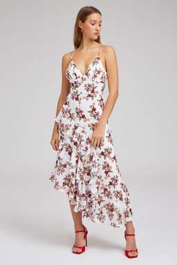 KEEPSAKE Serenity Midi Dress Porcelain Vine for rent on The Volte - image 2